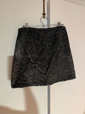 Hutch mini skirt with Metallic Fringe Trim from anthropologie